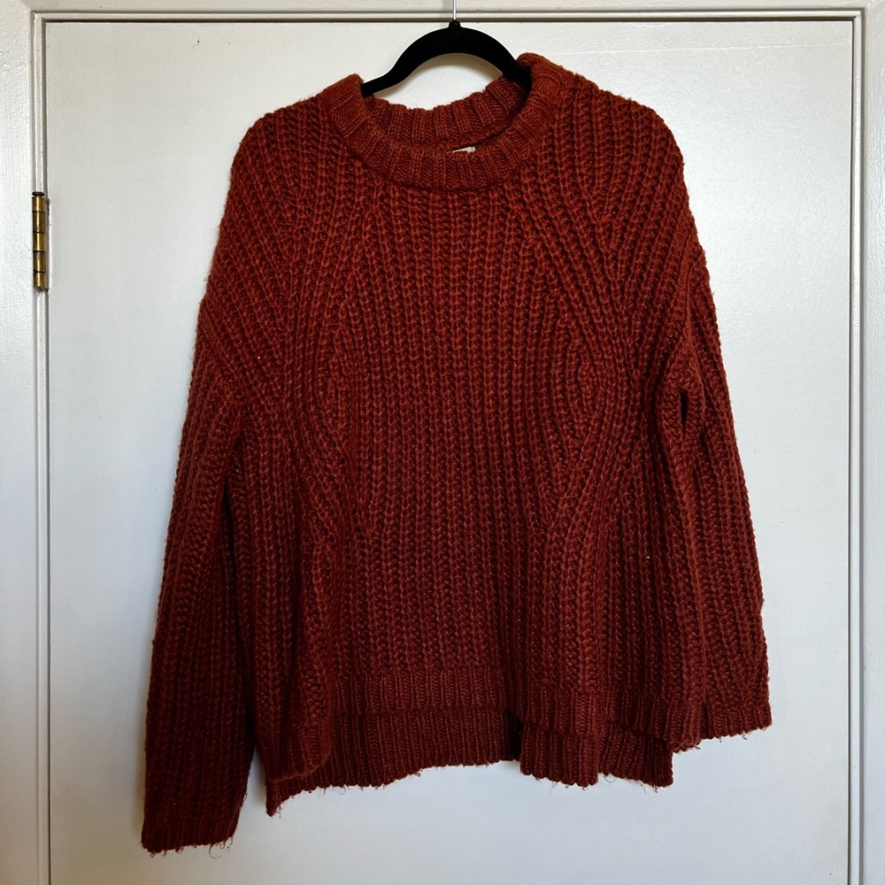 Rust Knitted Sweater